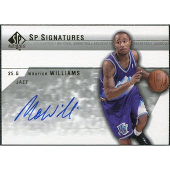 2003/04 Upper Deck SP Authentic Signatures #MWA Maurice Williams Autograph