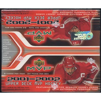 2001/02 Upper Deck MVP Hockey 24 Pack Box
