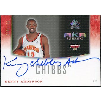 2004/05 Upper Deck SP Signature Edition AKA Autographs #KA Kenny Anderson