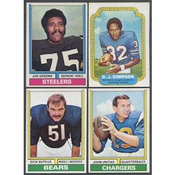 1974 Topps Football Partial Set (NM-MT)