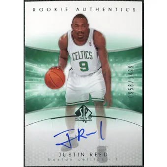 2004/05 Upper Deck SP Authentic #149 Justin Reed RC Autograph /1499