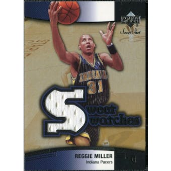 2004/05 Upper Deck Sweet Shot Swatches #RM Reggie Miller