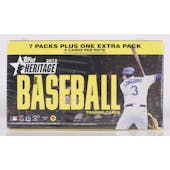 2012 Topps Heritage Baseball 8-Pack Blaster Box