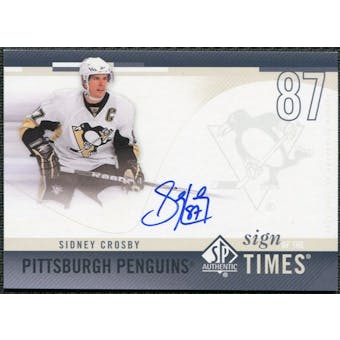 2010/11 Upper Deck SP Authentic Sign of the Times #SOTSI Sidney Crosby Autograph