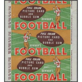 1954 Bowman Football Wrapper (1 cent)