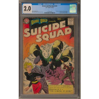 Brave and the Bold #25 CGC 2.0 (C-OW) *1472826002*