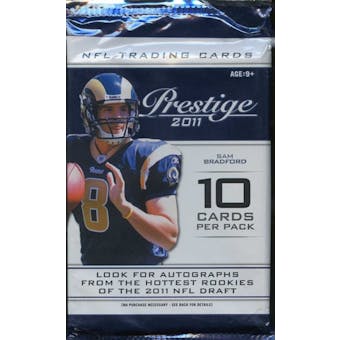 2011 Panini Prestige Football Retail Pack (Lot of 24)