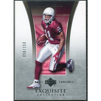 2005 Upper Deck Exquisite Collection #1 Larry Fitzgerald /150