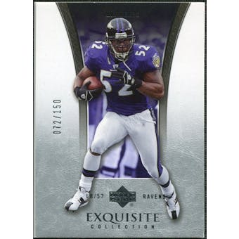2005 Upper Deck Exquisite Collection #4 Ray Lewis /150