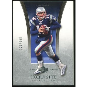 2005 Upper Deck Exquisite Collection #23 Tom Brady 122/150