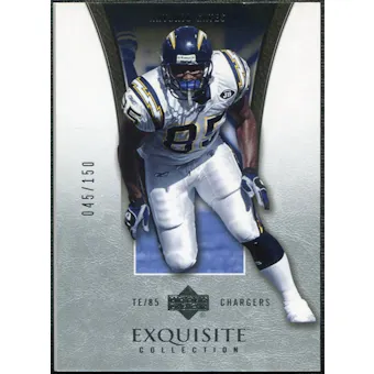 2005 Upper Deck Exquisite Collection #36 Antonio Gates /150