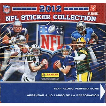 2012 Panini Football Sticker Box