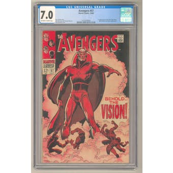 Avengers #57 CGC 7.0 (OW-W) *1475034004*