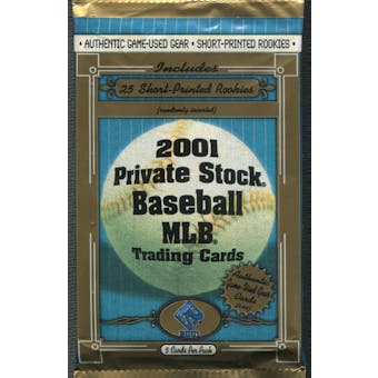 2001 Pacific Private Stock Baseball 24 Ct. Retail Pack Lot
