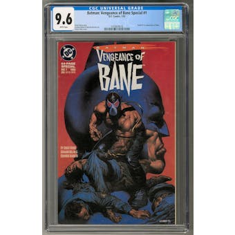 Batman: Vengeance of Bane Special #1 CGC 9.6 (W) *1476834018*