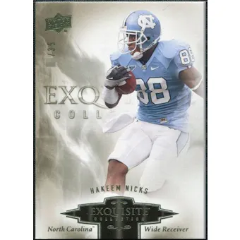 2010 Upper Deck Exquisite Collection #35 Hakeem Nicks /35