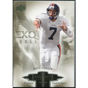 2010 Upper Deck Exquisite Collection #62 Matt Schaub /35