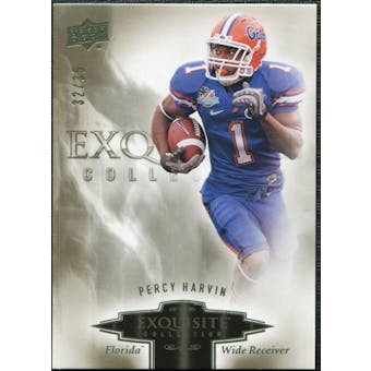 2010 Upper Deck Exquisite Collection #70 Percy Harvin /35