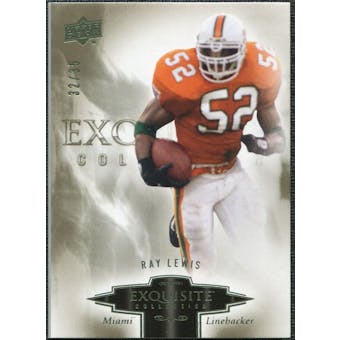 2010 Upper Deck Exquisite Collection #76 Ray Lewis /35