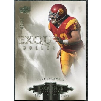 2010 Upper Deck Exquisite Collection #95 Troy Polamalu /35