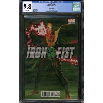 Iron Fist #1 CGC 9.8 (W) Alex Ross Variant Cover *1478020001*