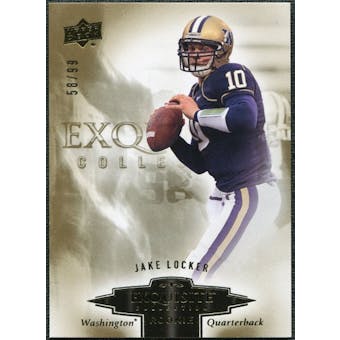 2010 Upper Deck Exquisite Collection Draft Picks #ERJL Jake Locker /99