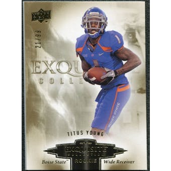 2010 Upper Deck Exquisite Collection Draft Picks #ERTY Titus Young /99