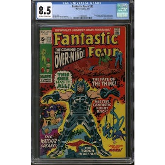 Fantastic Four #113 CGC 8.5 (OW-W) *1478830007*