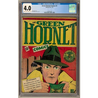 Green Hornet Comics #2 CGC 4.0 (LT-OW) *1479101005*