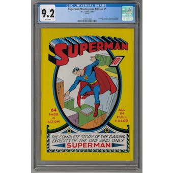 Superman Masterpiece Edition #1 CGC 9.2 (W) *1479101008*