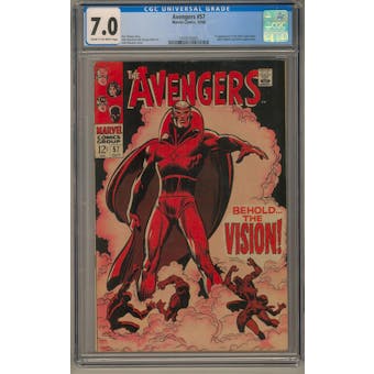 Avengers #57 CGC 7.0 (C-OW) *1479102005*