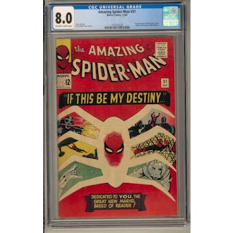 Amazing Spider-Man #31 CGC 8.0 (OW-W) *1479103020*