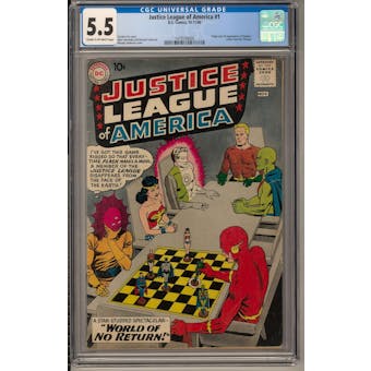 Justice League of America #1 CGC 5.5 (C-OW) *1479104004*