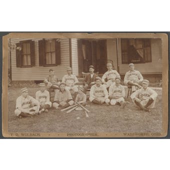1800's Cabinet Card Wadsworth Ohio Wadsworth Baseball Team