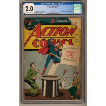 Action Comics #83 CGC 2.0 (C-OW) *1479118017*