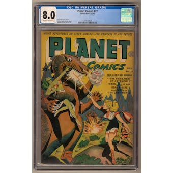 Planet Comics #27 CGC 8.0 (C-OW) *1479120015*