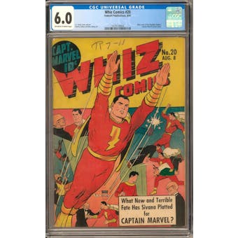 Whiz Comics #20 CGC 6.0 (OW-W) *1479128004*