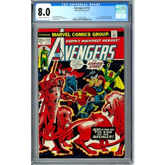Avengers #112 CGC 8.0 (OW-W) *1479142003*