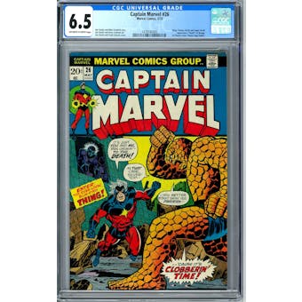 Captain Marvel #26 CGC 6.5 (OW-W) *1479142005*