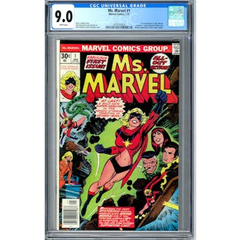 Ms. Marvel #1 CGC 9.0 (W) *1479142024*