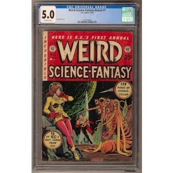Weird Science Fantasy Annual #1 CGC 5.0 (OW) *1479148004*
