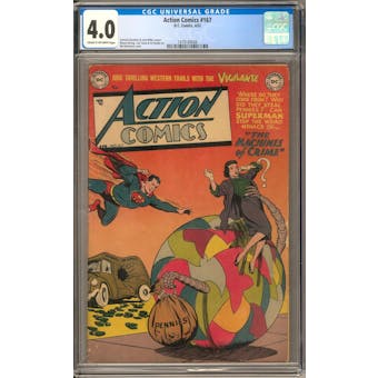 Action Comics #167 CGC 4.0 (C-OW) *1479184008*