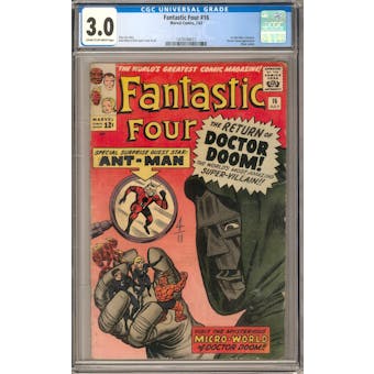 Fantastic Four #16 CGC 3.0 (C-OW) *1479184017*