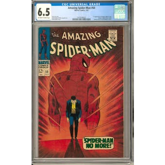 Amazing Spider-Man #50 CGC 6.5 (OW-W) *1479184025*