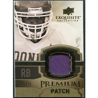 2010 Upper Deck Exquisite Collection Premium Patch #EPPAP Adrian Peterson /75
