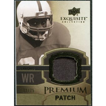 2010 Upper Deck Exquisite Collection Premium Patch #EPPJR Jerry Rice /75