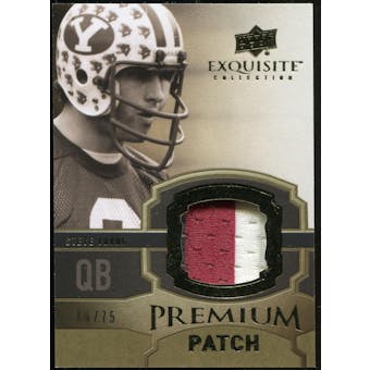 2010 Upper Deck Exquisite Collection Premium Patch #EPPSY Steve Young /75