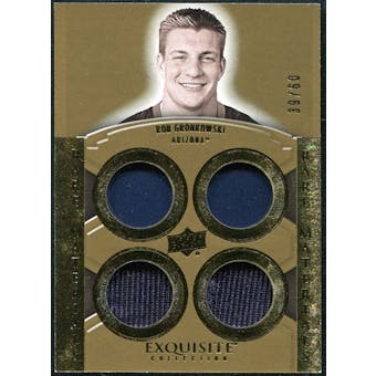 2010 Upper Deck Exquisite Collection Rare Materials #ERMRG Rob Gronkowski /60