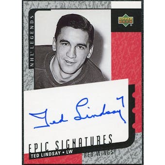 2000/01 Upper Deck Legends Epic Signatures #TL Ted Lindsay Autograph