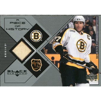 1999/00 Upper Deck Black Diamond A Piece of History #RB Ray Bourque